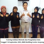 Training Validasi Metode dan Pengolahan Data