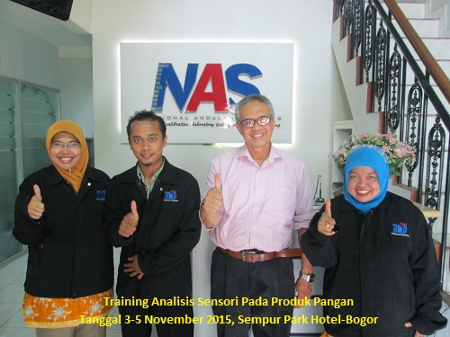 Training Analisis Sensori Pada Produk Pangan