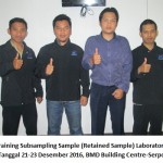 Training Subsampling Sample (Retained Sample) Laboratorium