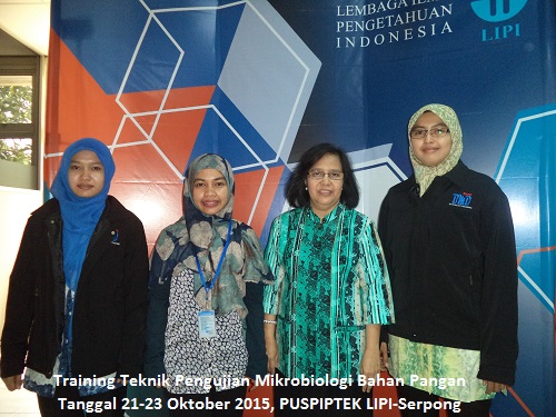 Training Teknik Pengujian Mikrobiologi Bahan Pangan