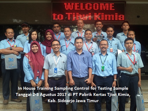 In House Training Sampling Control for Testing Sample