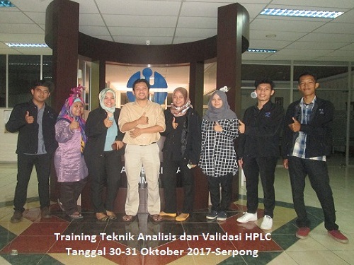 Training Analisis Aditif Pangan Menggunakan HPLC