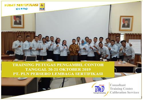 Training Sampling Control for Testing Sample (Petugas Pengambil Contoh)